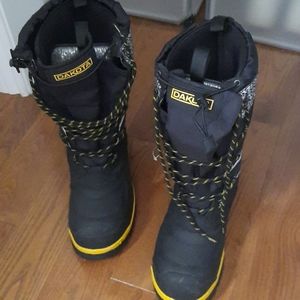 Steel toe heavy duty winter boots
